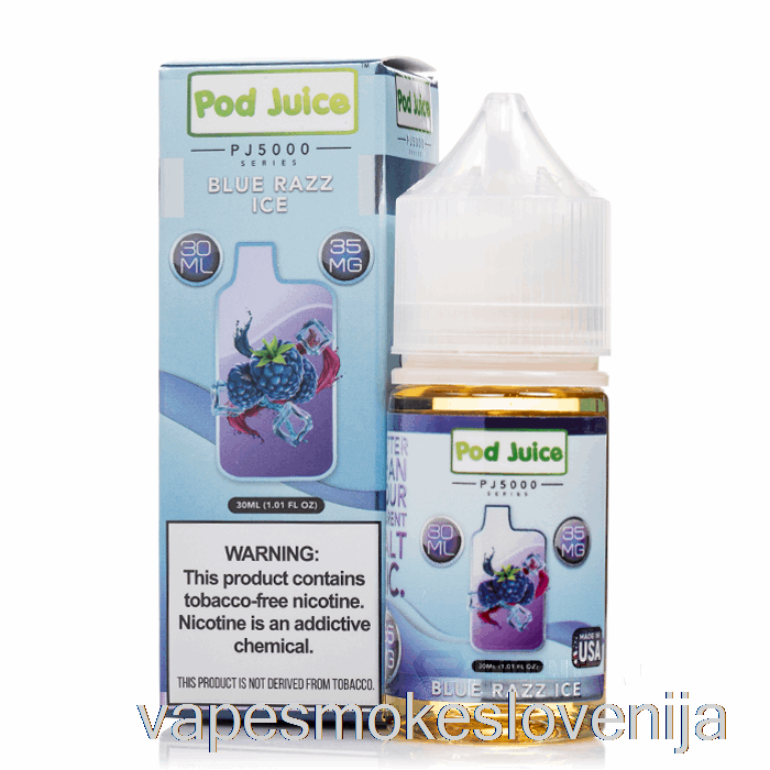 Vape Petrol Blue Razz Ice - Pod Sok Pj5000 - 30 Ml 35 Mg